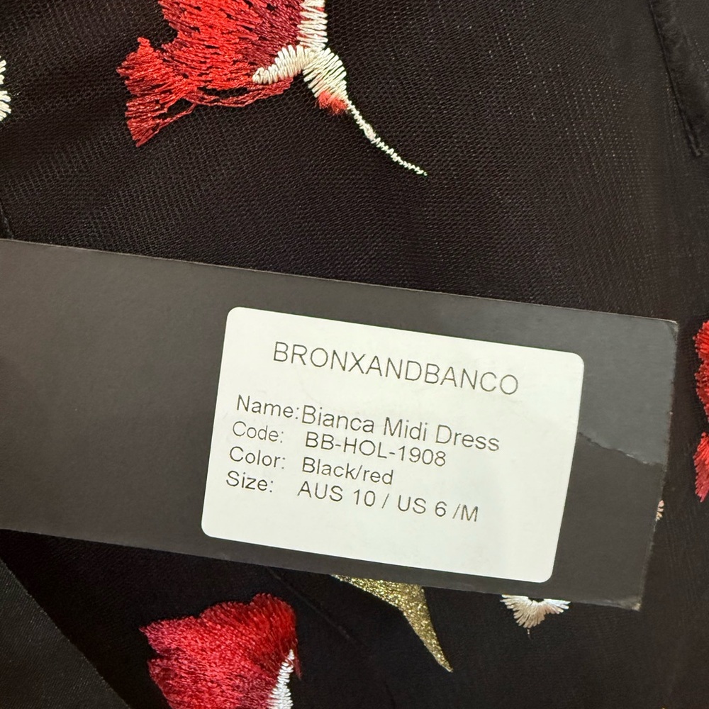 Bronx and Banco Bianca Midi Dress Size AUS 10/ US 6/ M - Picture 5 of 7